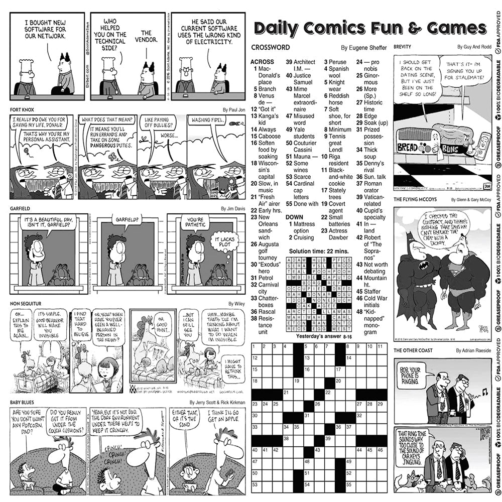 Premium Deli Paper (White, Comics) 12"x12