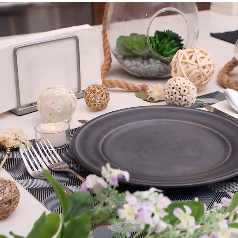 Premium Linen Feel Disposable Guest Towels White